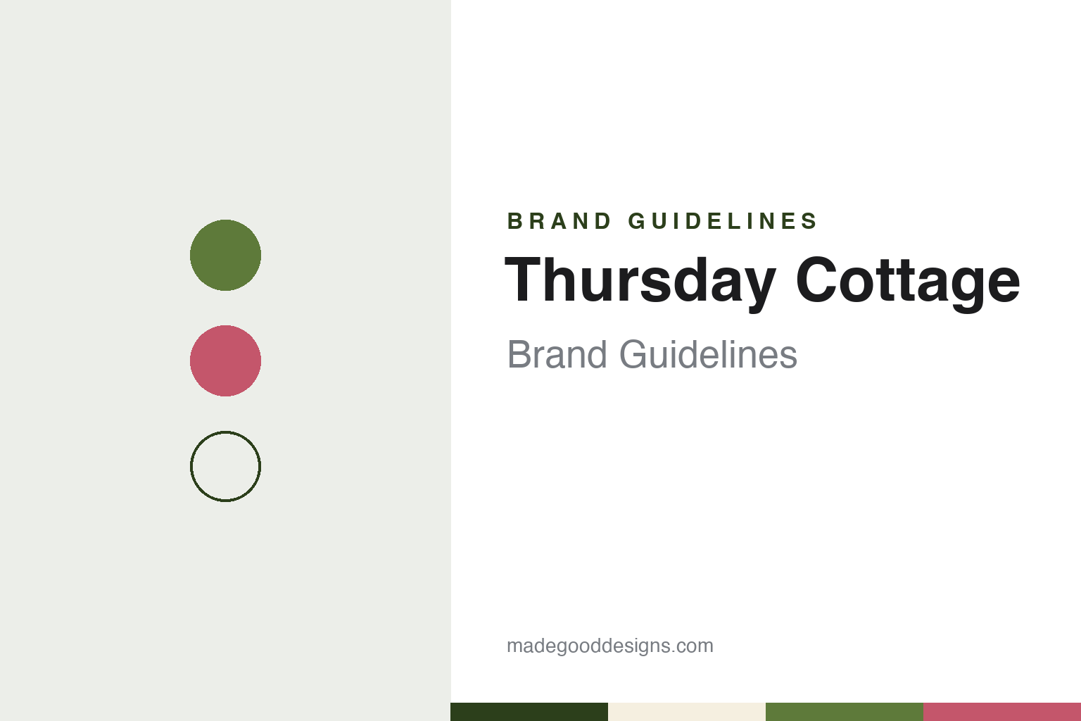 Thursday Cottage Brand Guidelines: The West Country Jam Maker Now Made at Tiptree