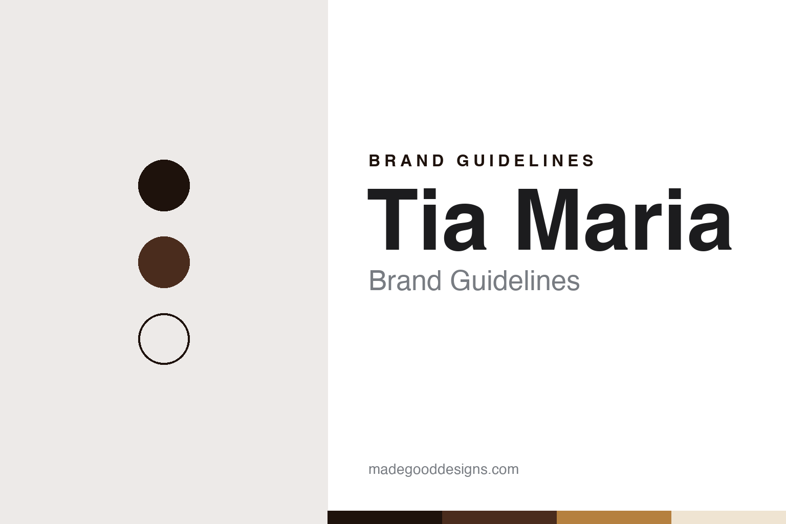 Tia Maria Brand Guidelines: The Jamaican Coffee Liqueur Now Made by Disaronno’s Owner
