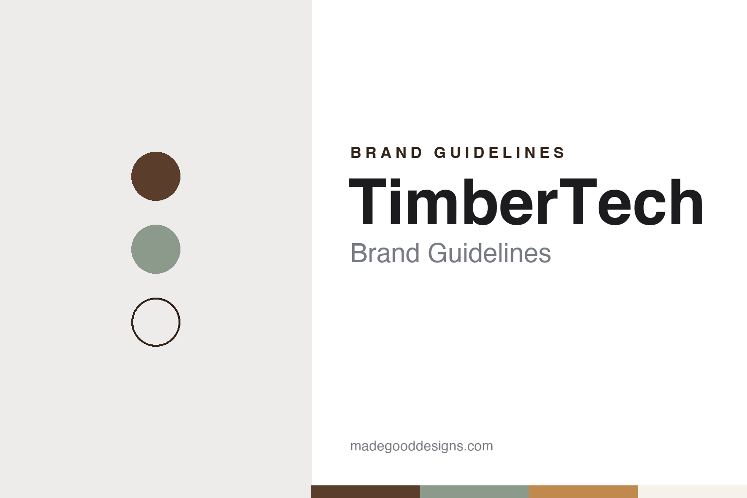 TimberTech Brand Guidelines: A Crane Group Decking Name Under James Hardie