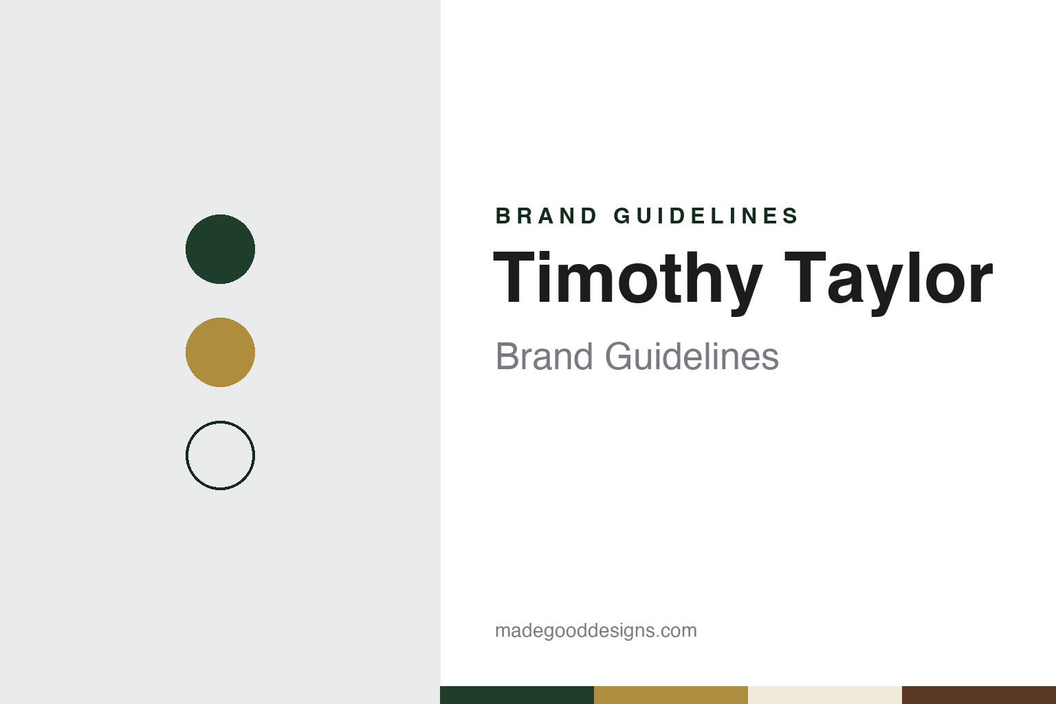 Timothy Taylor brand guidelines — abstract colour discs and material texture (original homage; not a Timothy Taylor product or logo)