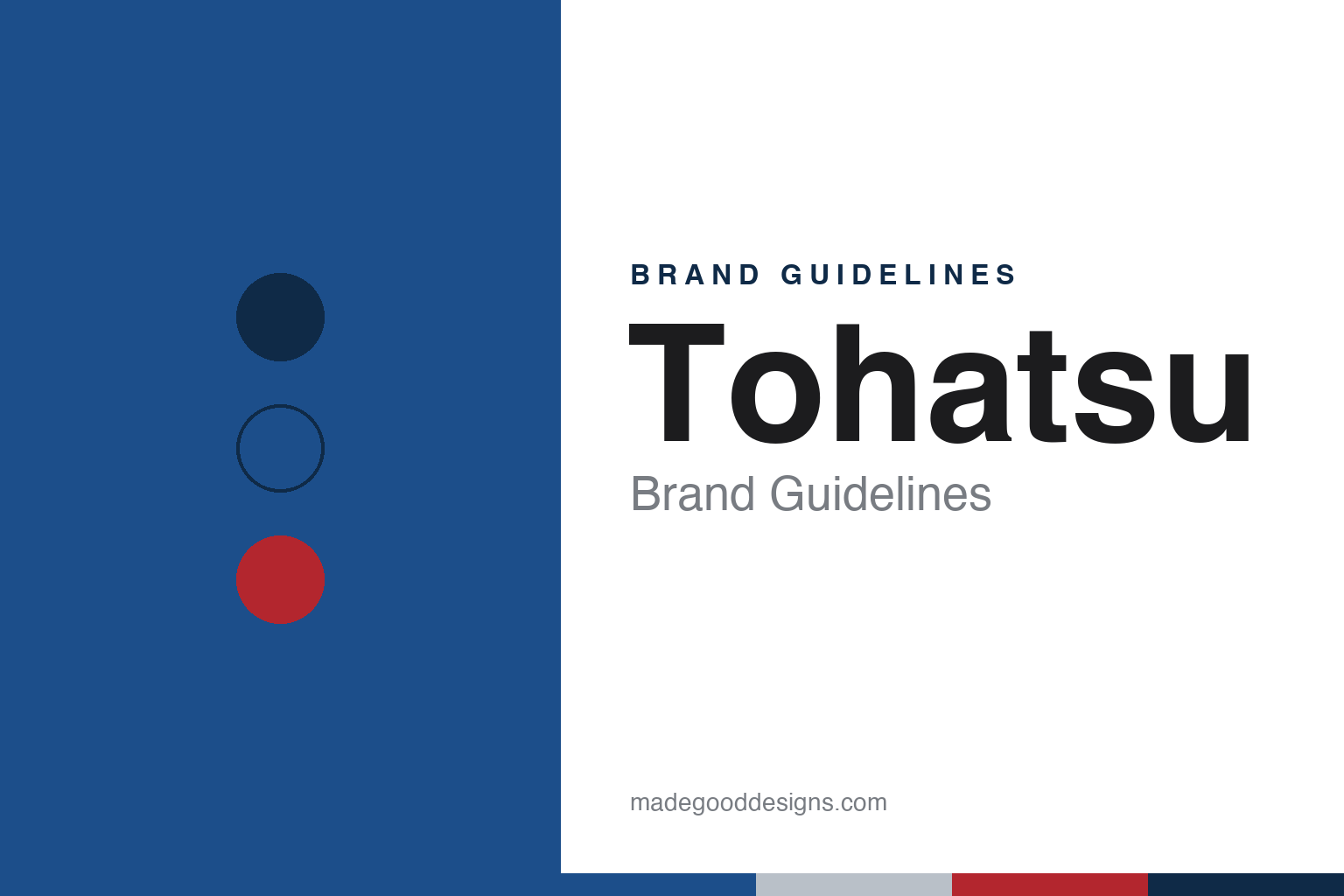 Tohatsu brand guidelines — abstract colour discs and material texture (original homage; not a Tohatsu product or logo)