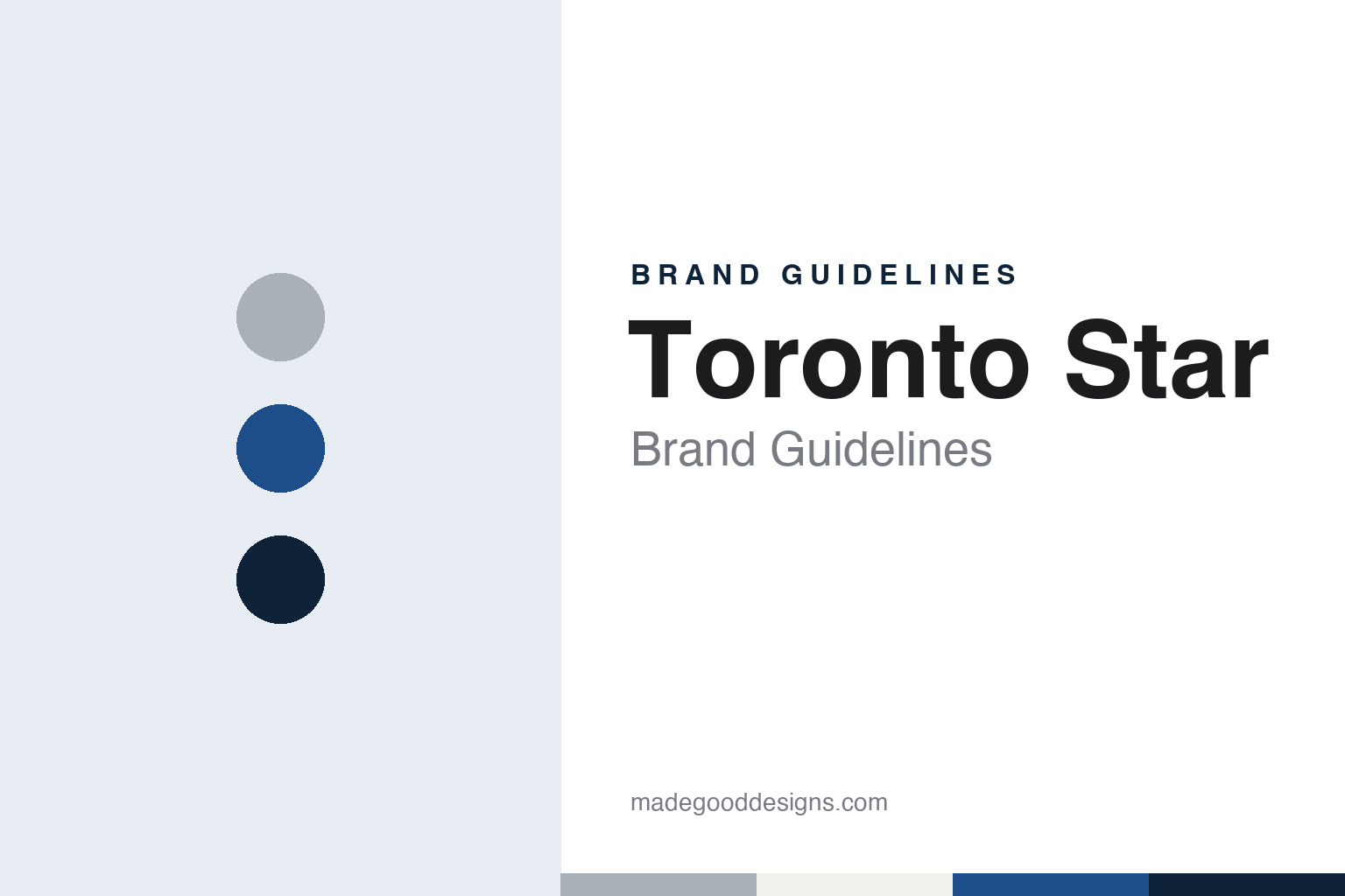 Toronto Star Brand Guidelines: The Evening Star of 1892 and Its Mastheads