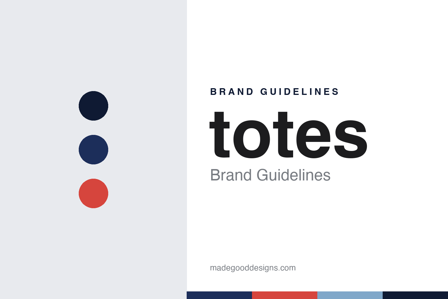 totes brand guidelines — abstract colour discs and material texture (original homage; not a totes product or logo)