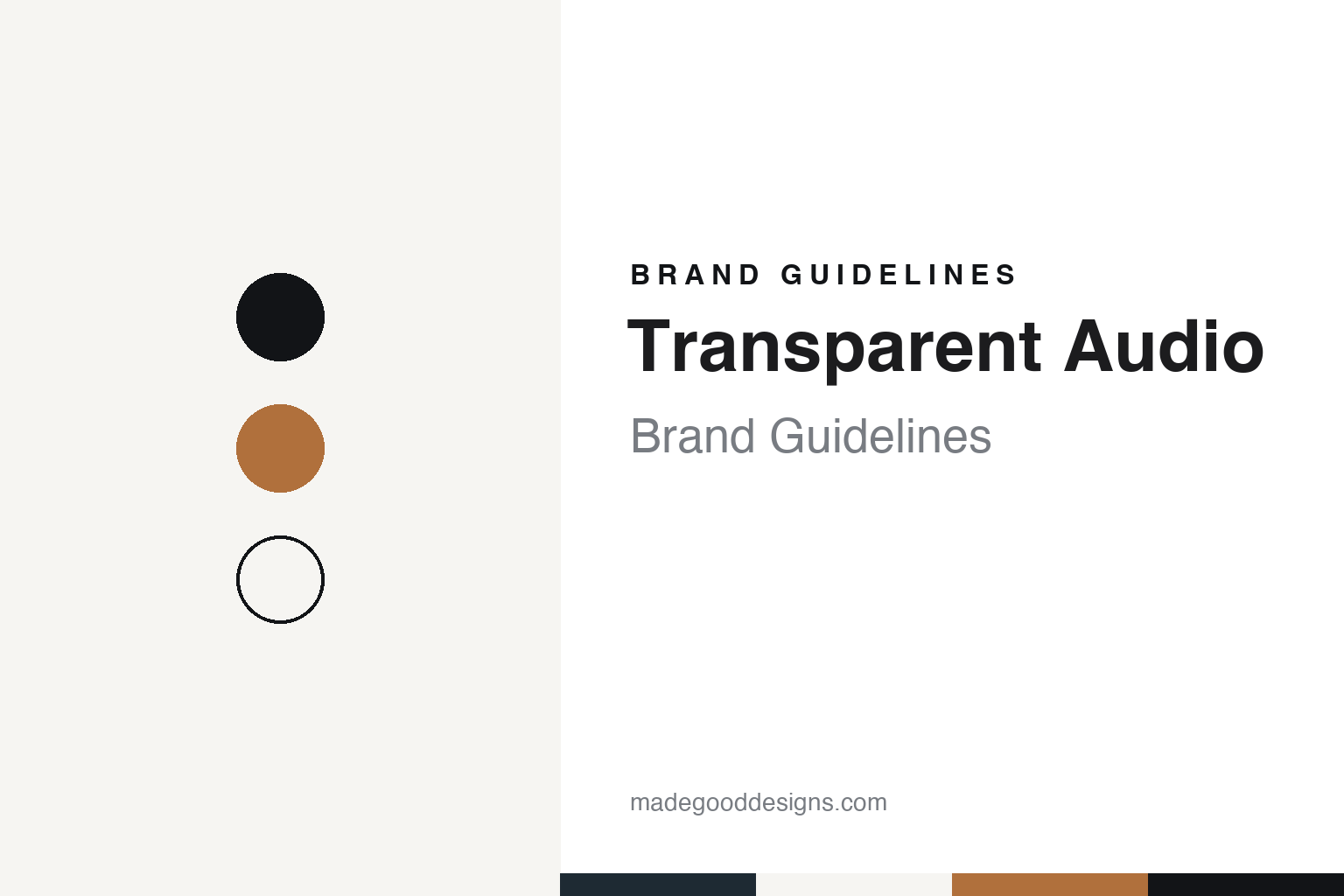 Transparent Audio Brand Guidelines: The Maine Cable Maker That Began as an Amplifier Importer