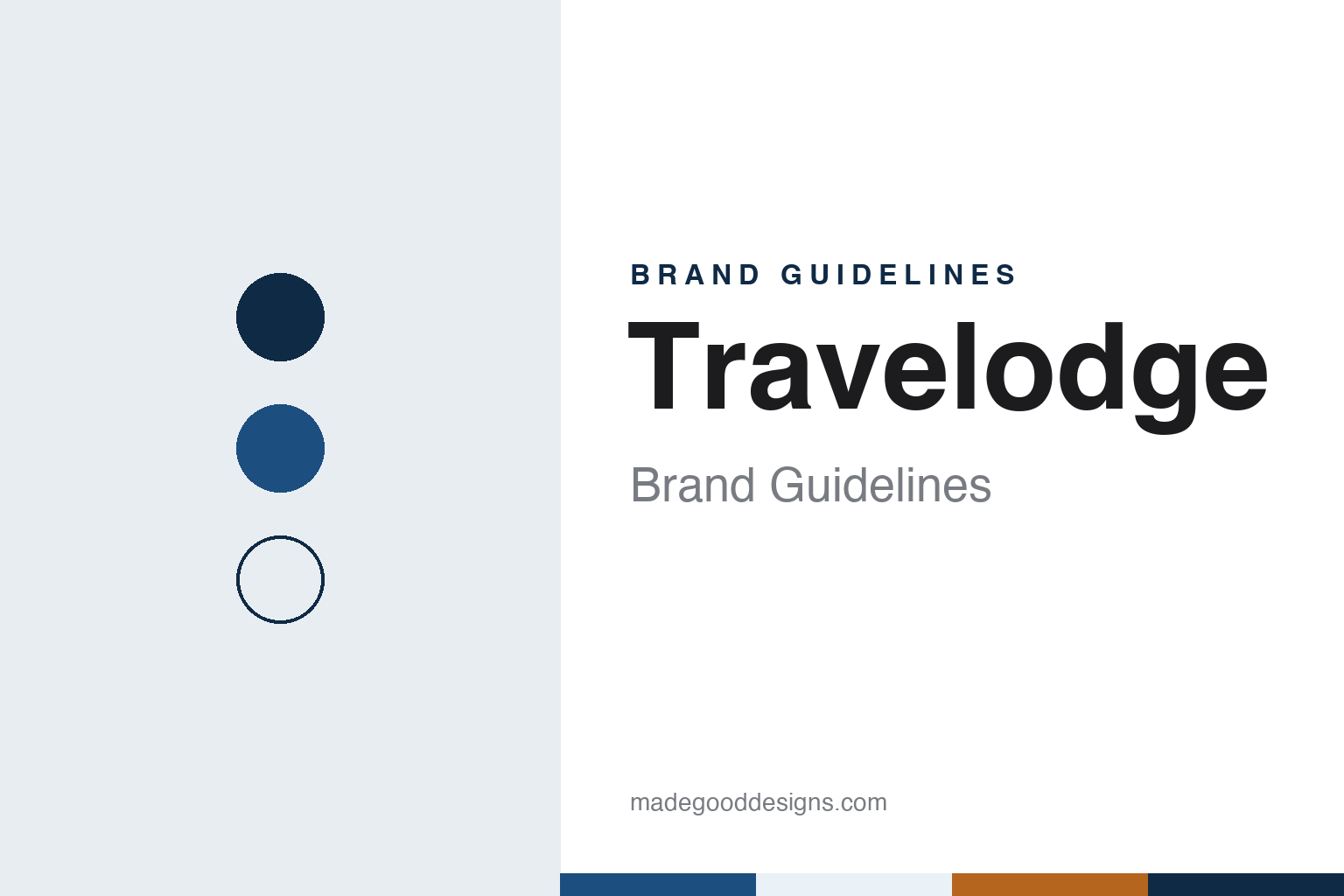 Travelodge brand guidelines — abstract colour discs and material texture (original homage; not a Travelodge product or logo)