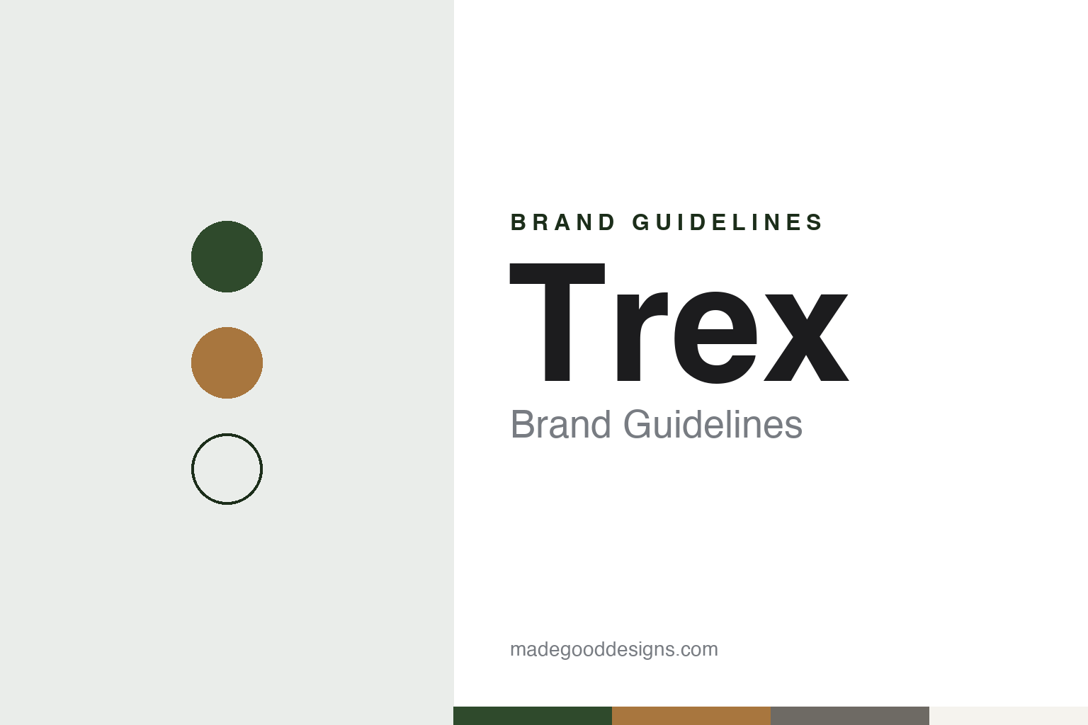 Trex Brand Guidelines: From Rivenite and Timbrex to a Winchester Decking Name