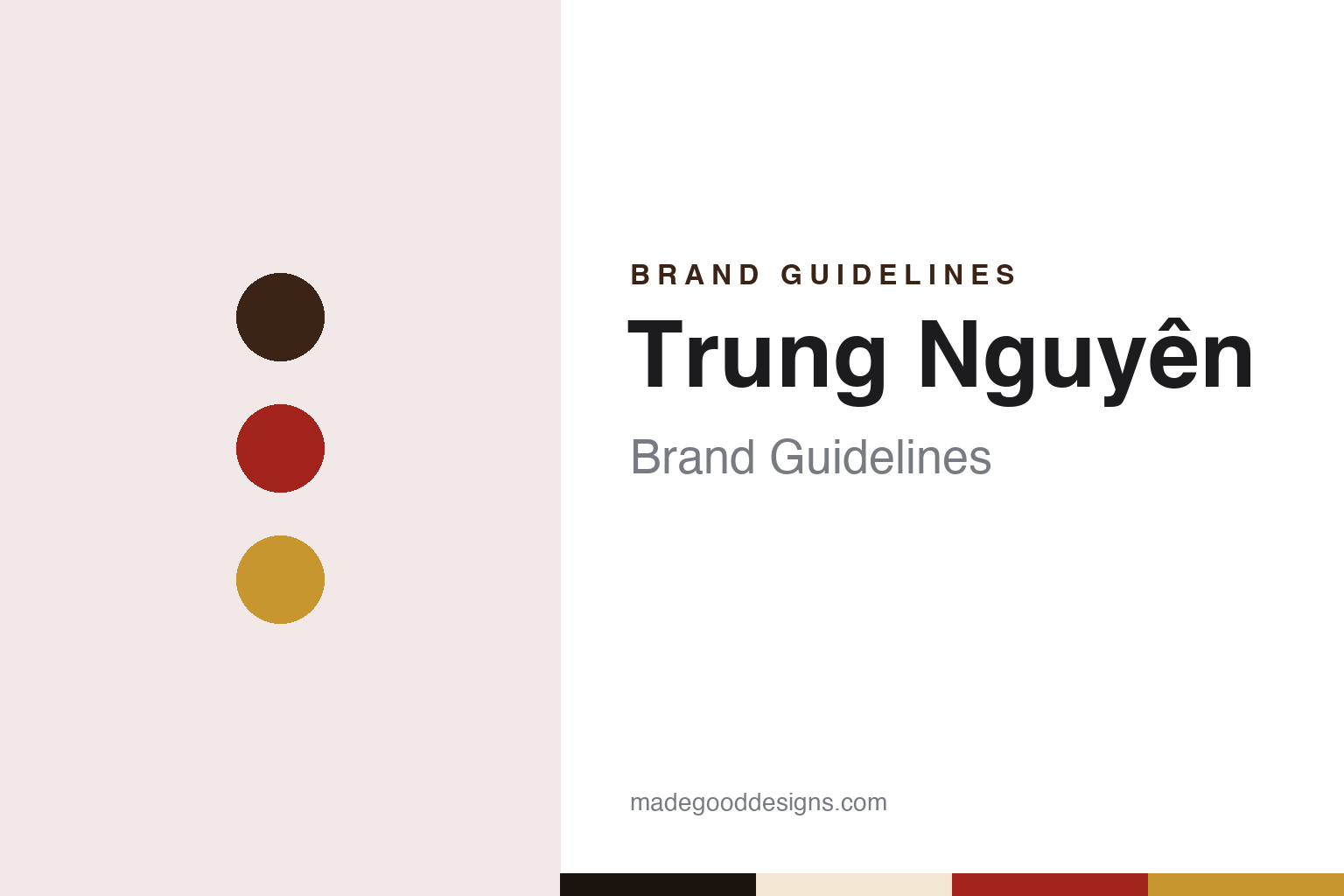 Trung Nguyên Brand Guidelines: The Buôn Ma Thuột Coffee House Behind G7