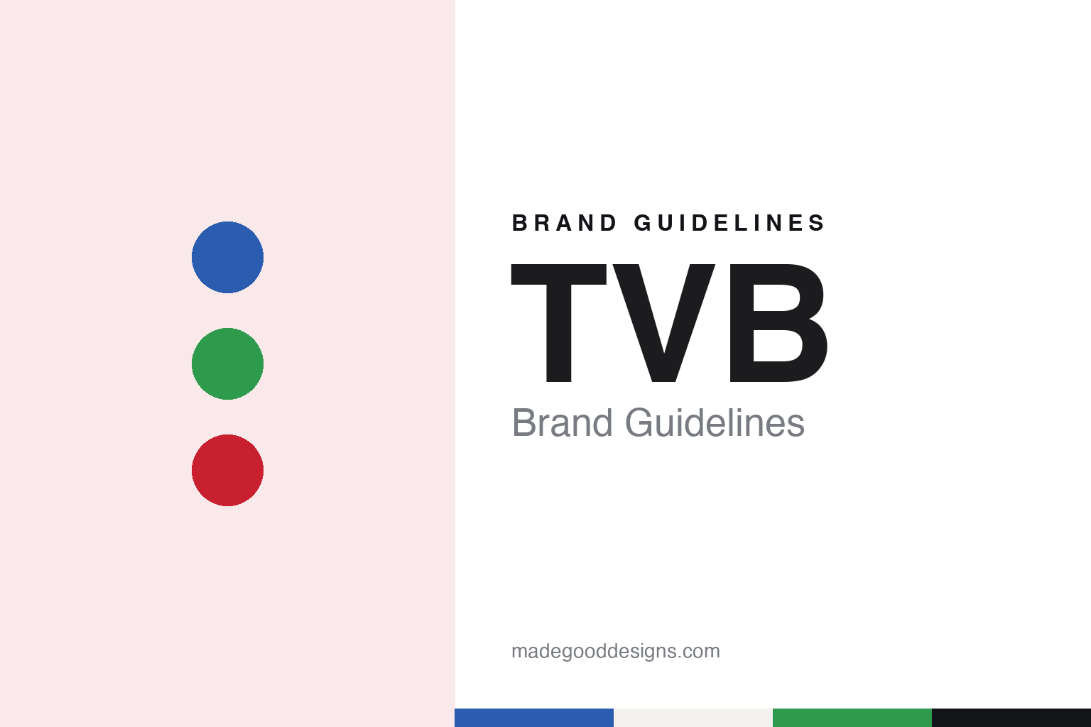 TVB Brand Guidelines: A Television Set, Three Colour Bars and Three Letters