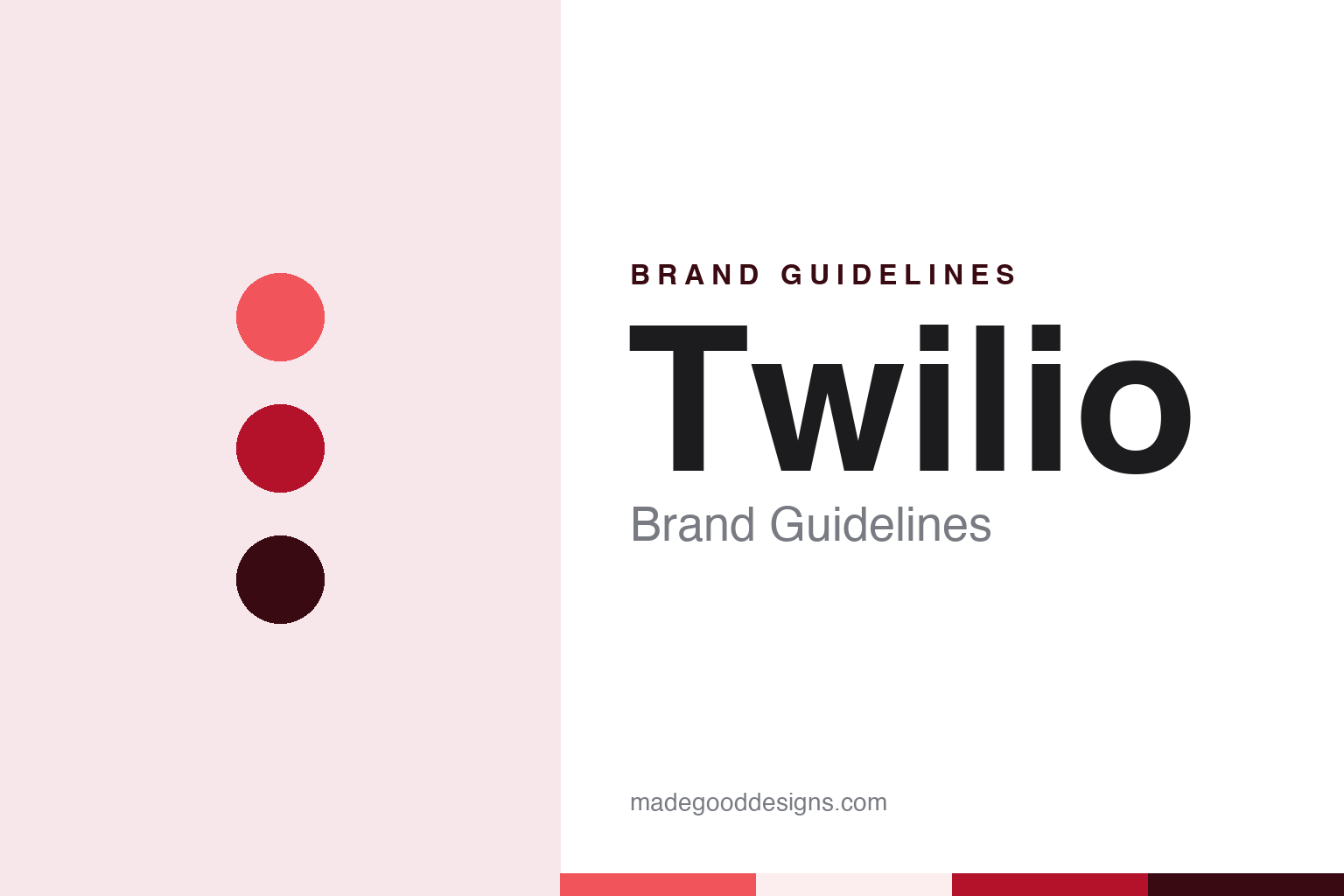 Twilio brand guidelines — abstract colour discs and material texture (original homage; not a Twilio product or logo)