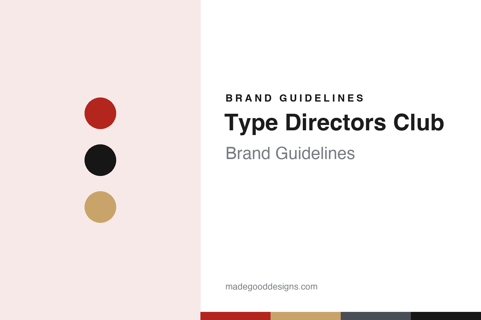 Type Directors Club Brand Guidelines: New York in 1946, Agency Type Men and The One Club