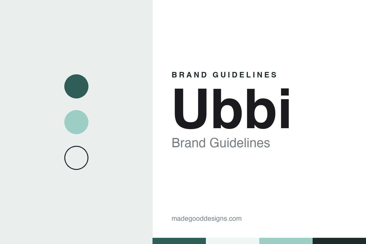 Ubbi Brand Guidelines: Pearhead’s Brooklyn Steel Nappy Pail Brand
