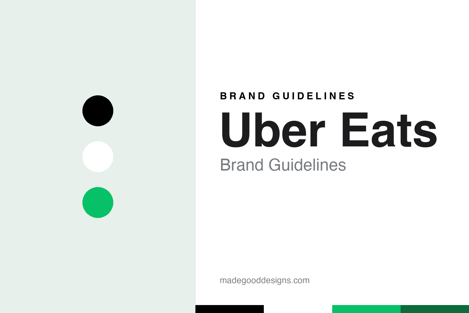 Uber Eats brand guidelines — abstract colour discs and material texture (original homage; not a Uber Eats product or logo)