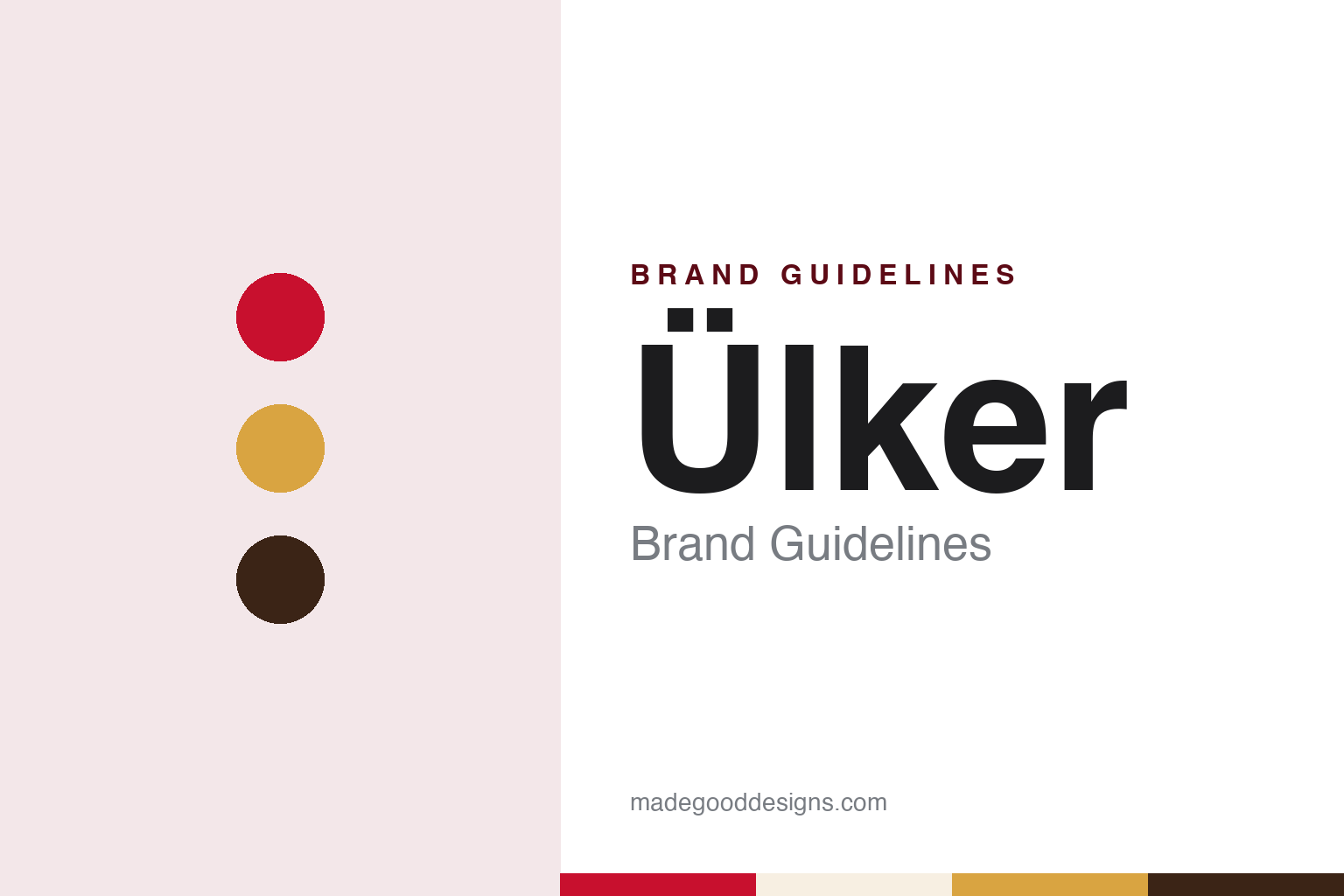 Ülker brand guidelines — abstract colour discs and material texture (original homage; not a Ülker product or logo)