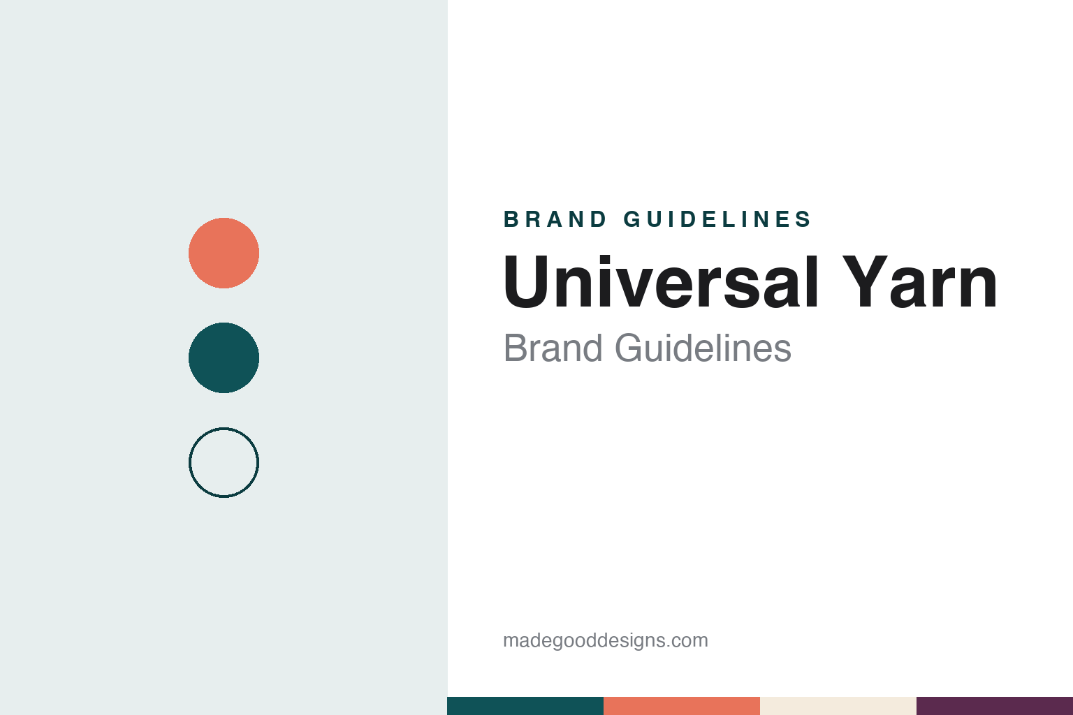 Universal Yarn Brand Guidelines: The North Carolina Yarn House Behind Uptown and Deluxe