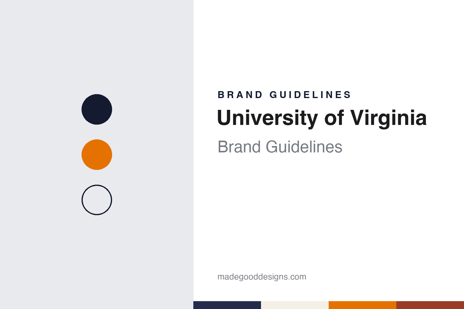 University of Virginia Brand Guidelines: Jefferson’s Rotunda, an Oxford Scarf and the V-Sabre