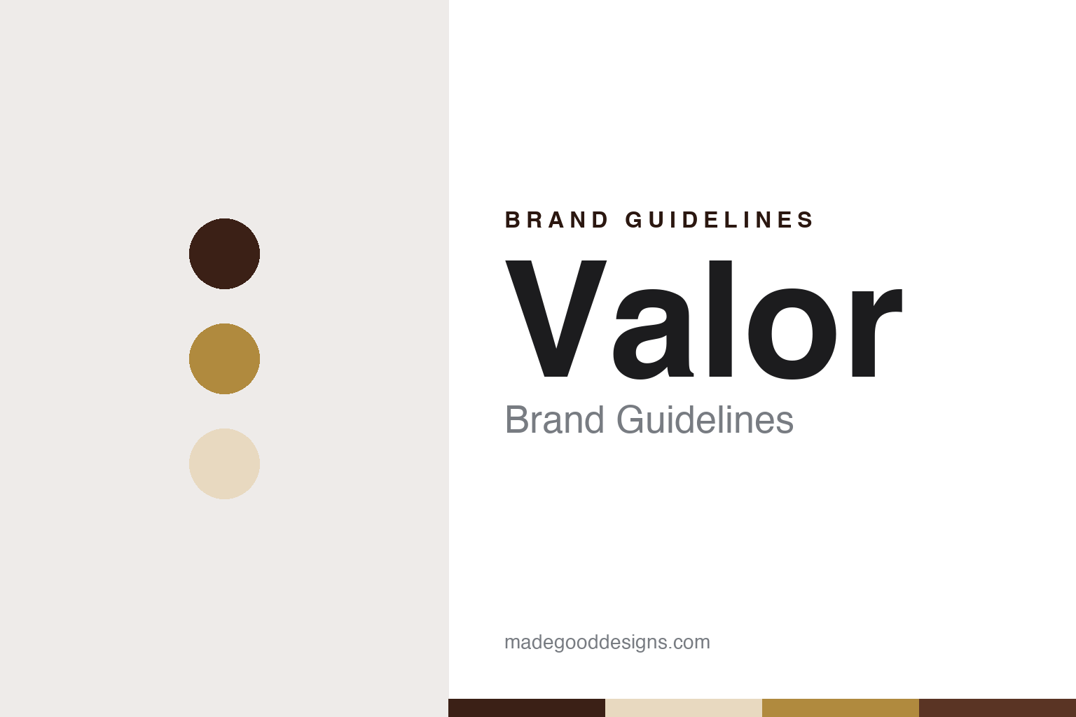 Valor brand guidelines — abstract colour discs and material texture (original homage; not a Valor product or logo)