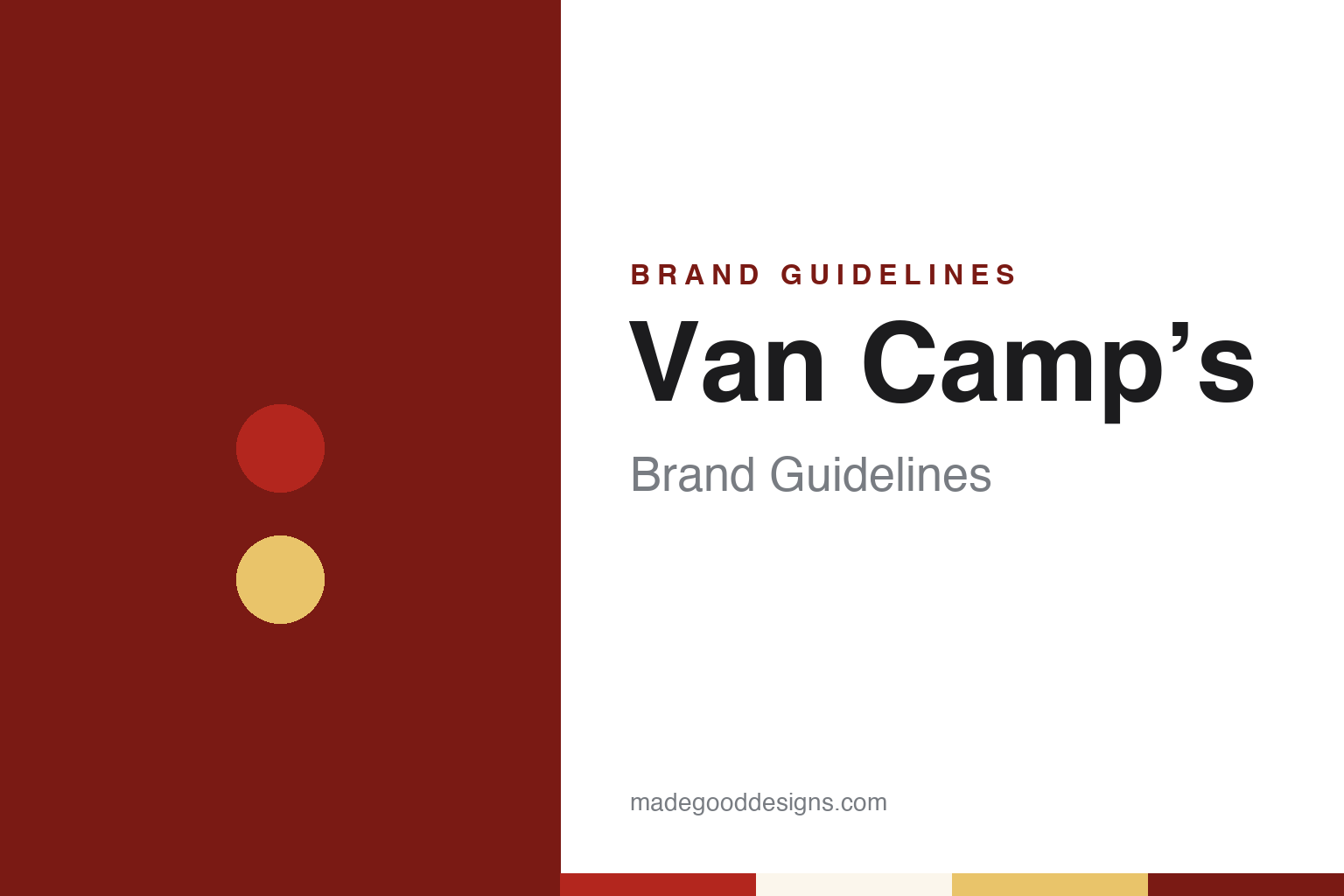 Van Camp’s Brand Guidelines: The Indianapolis Canner Behind Pork and Beans