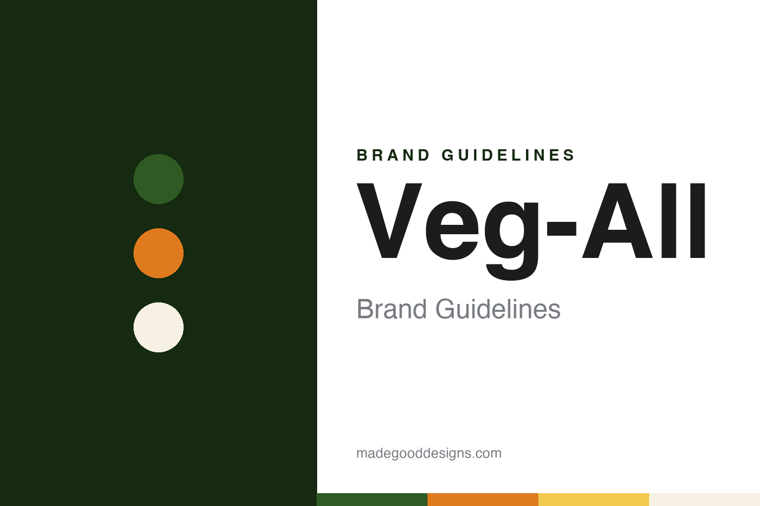 Veg-All Brand Guidelines: A Green Bay Cannery, Seven Vegetables and a Casserole