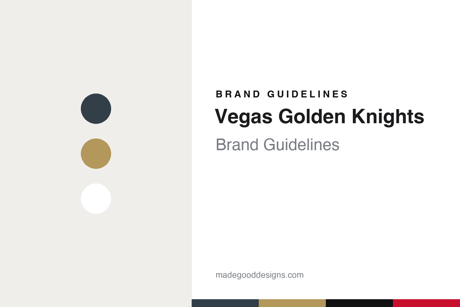 Vegas Golden Knights brand guidelines — abstract colour discs and material texture (original homage; not a Vegas Golden Knights product or logo)