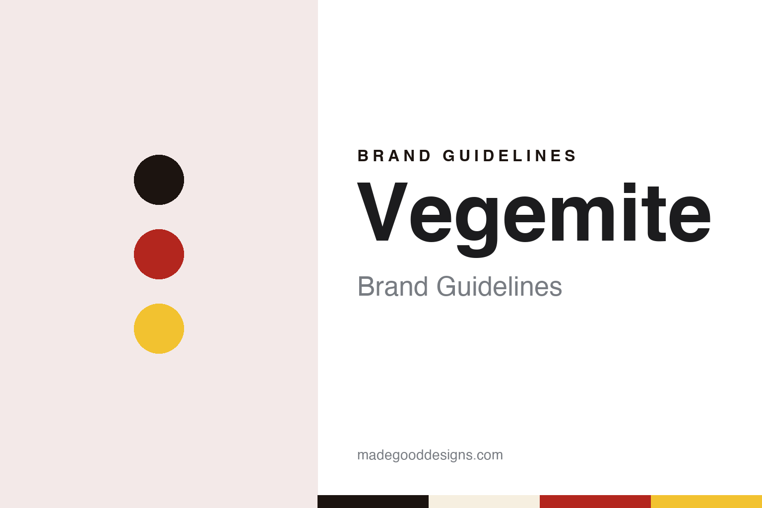 Vegemite Brand Guidelines: The Melbourne Yeast Spread Back in Australian Hands Since 2017