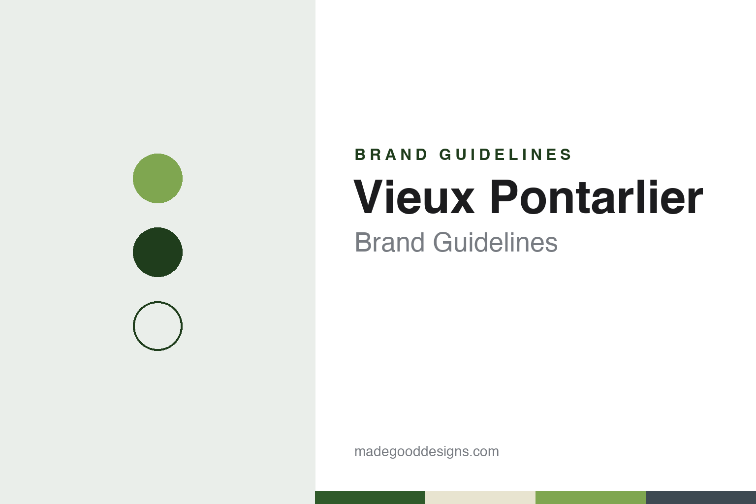 Vieux Pontarlier Brand Guidelines: Émile Pernot’s Post-1915 Anise Name, Now an Absinthe