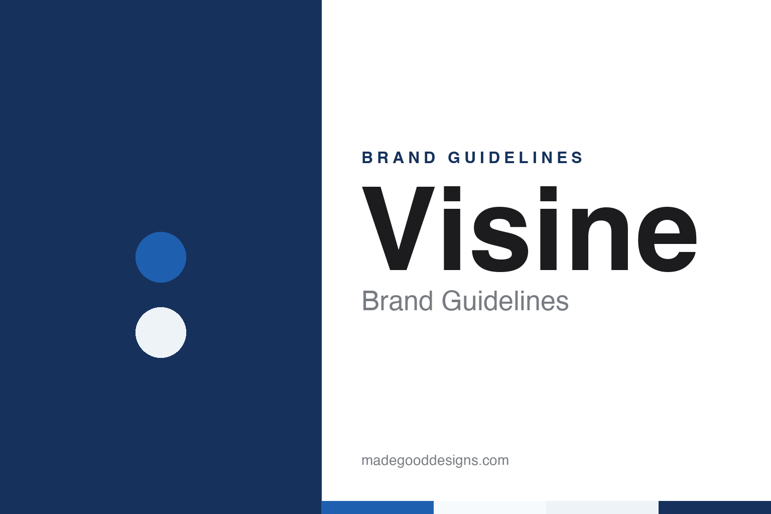 Visine brand guidelines — abstract colour discs and material texture (original homage; not a Visine product or logo)