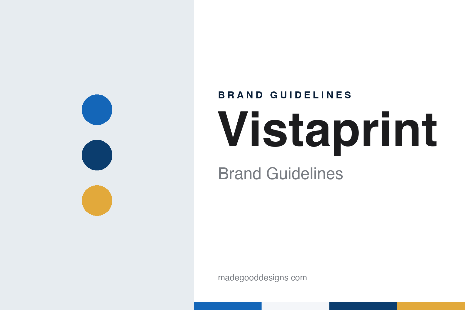 Vistaprint Brand Guidelines: Bonne Impression, Cimpress and the Vista Parent Brand
