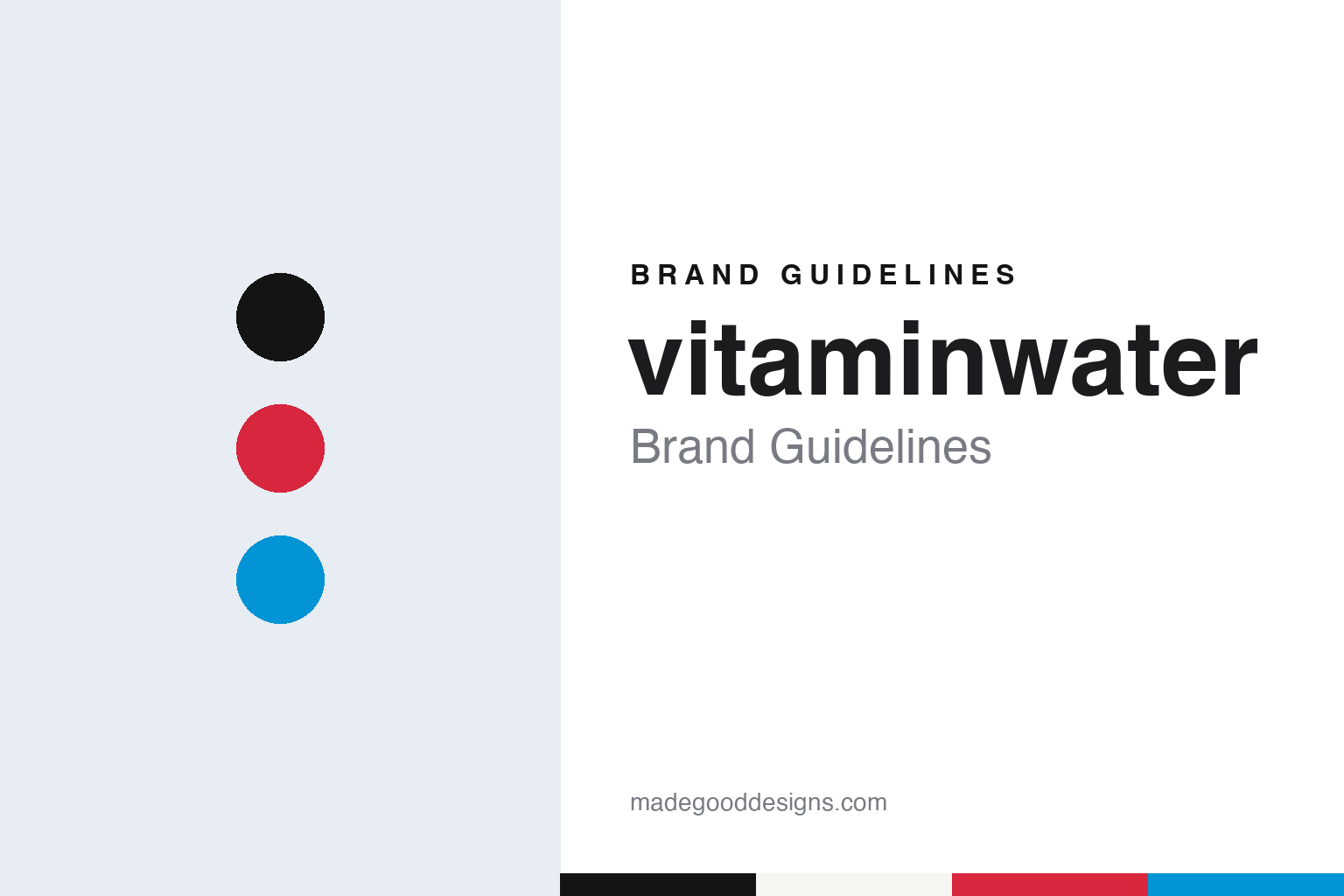 vitaminwater Brand Guidelines: Glacéau’s 2000 Bottle, Redrawn by forpeople in 2025