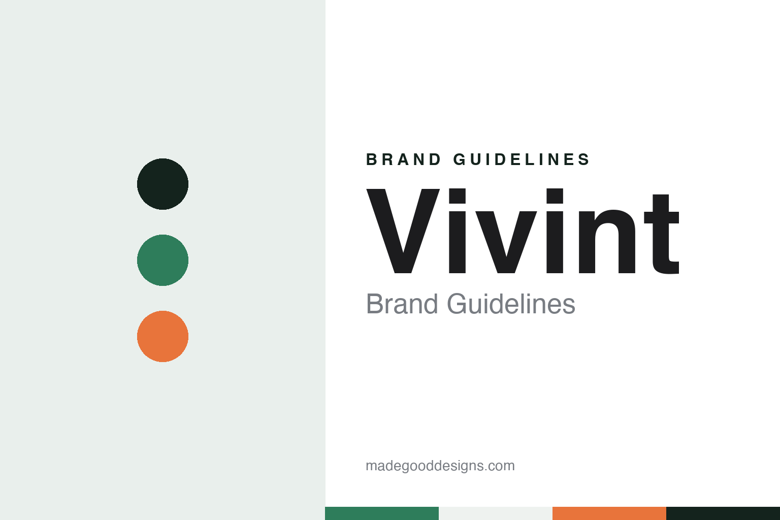 Vivint brand guidelines — abstract colour discs and material texture (original homage; not a Vivint product or logo)