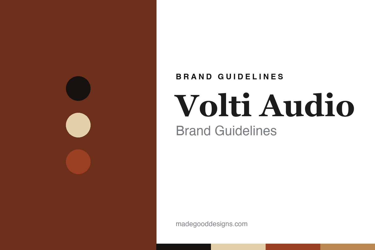 Volti Audio Brand Guidelines: The Horn Loudspeaker Maker That Began by Rebuilding Klipschorns