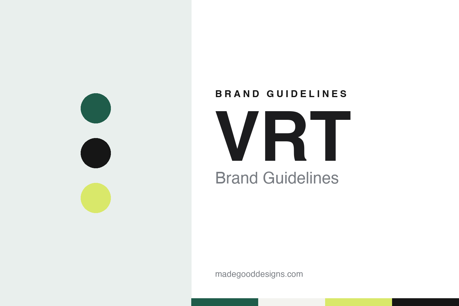 VRT Brand Guidelines: From NIR and BRT to a Droplet-Shaped Wordmark