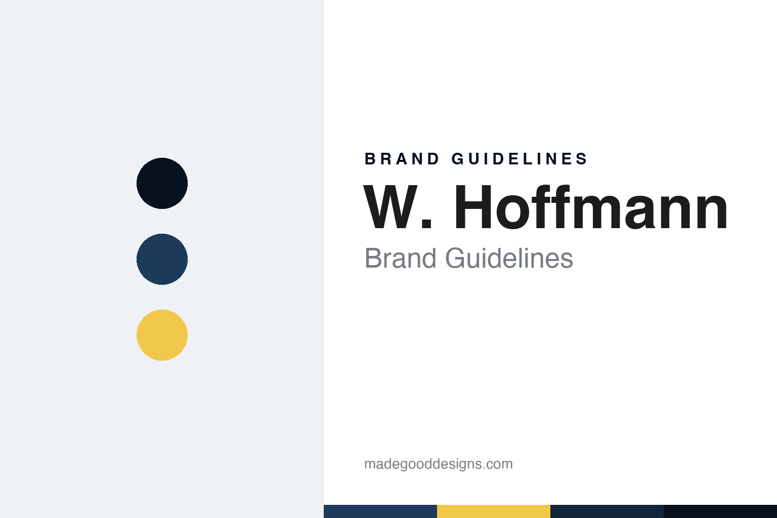 W. Hoffmann Brand Guidelines: “The Sound of Europe”