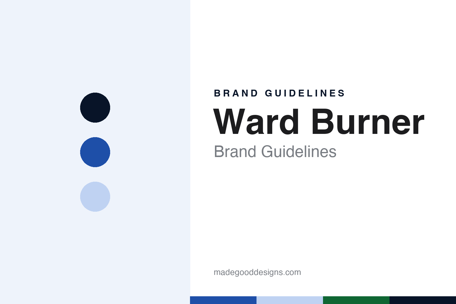 Ward Burner Systems Brand Guidelines: “Far Better to Call Us”
