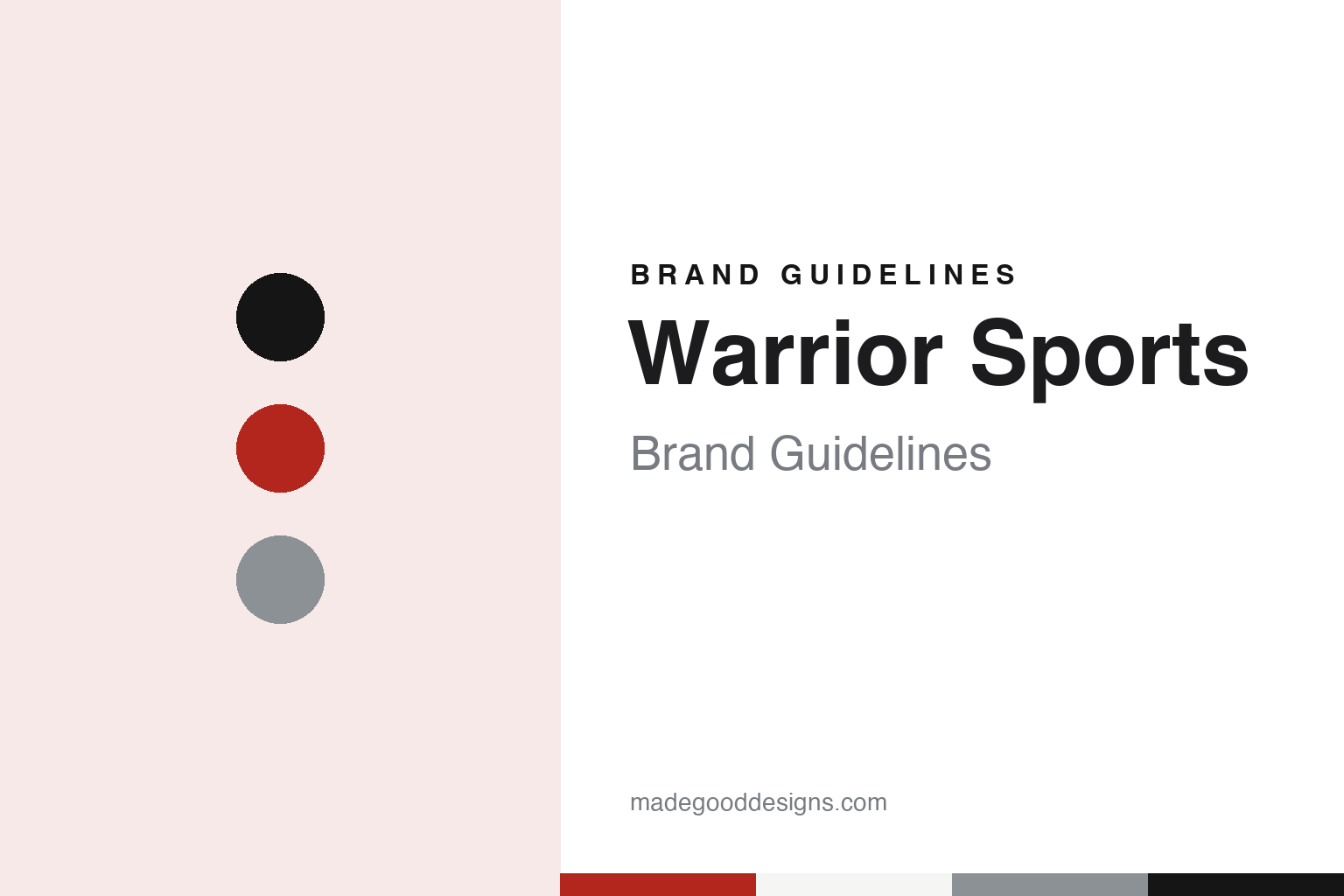 Warrior Sports Brand Guidelines: The Michigan Lacrosse and Hockey Brand