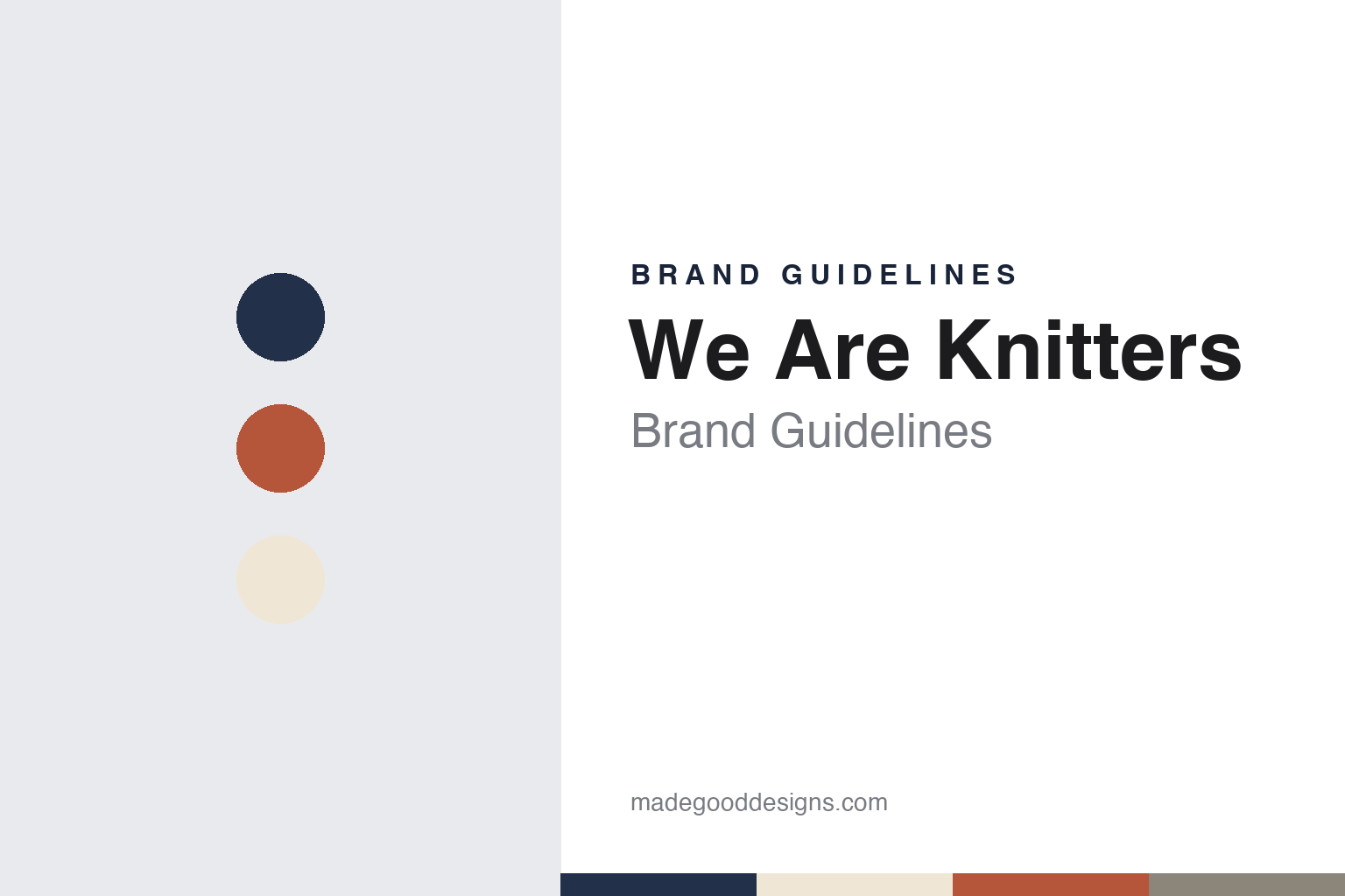 We Are Knitters Brand Guidelines: The Madrid Start-Up That Sold Knitting Kits to the World