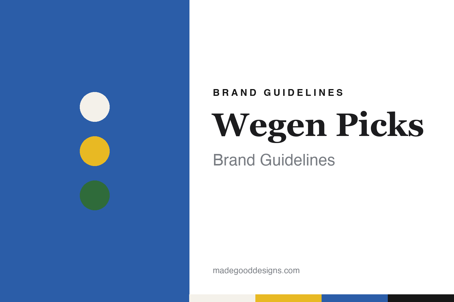 Wegen Picks Brand Guidelines: Michel Wegen’s Handmade Gypsy-Jazz Picks From the Netherlands