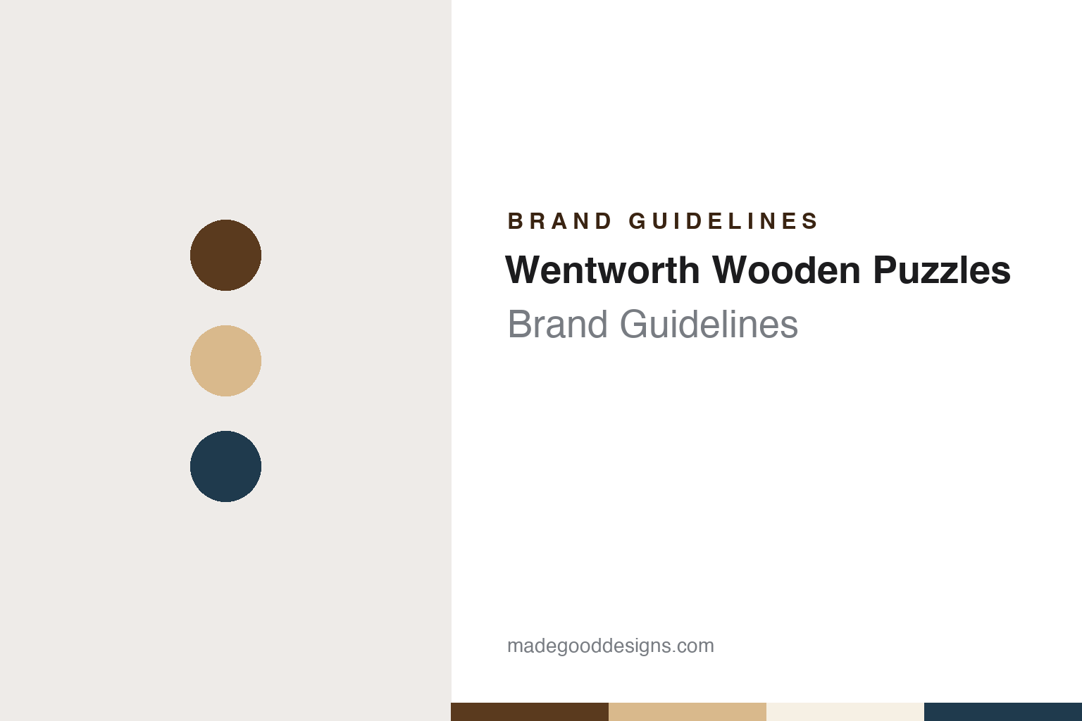 Wentworth Wooden Puzzles Brand Guidelines: Laser-Cut Whimsies From Wiltshire