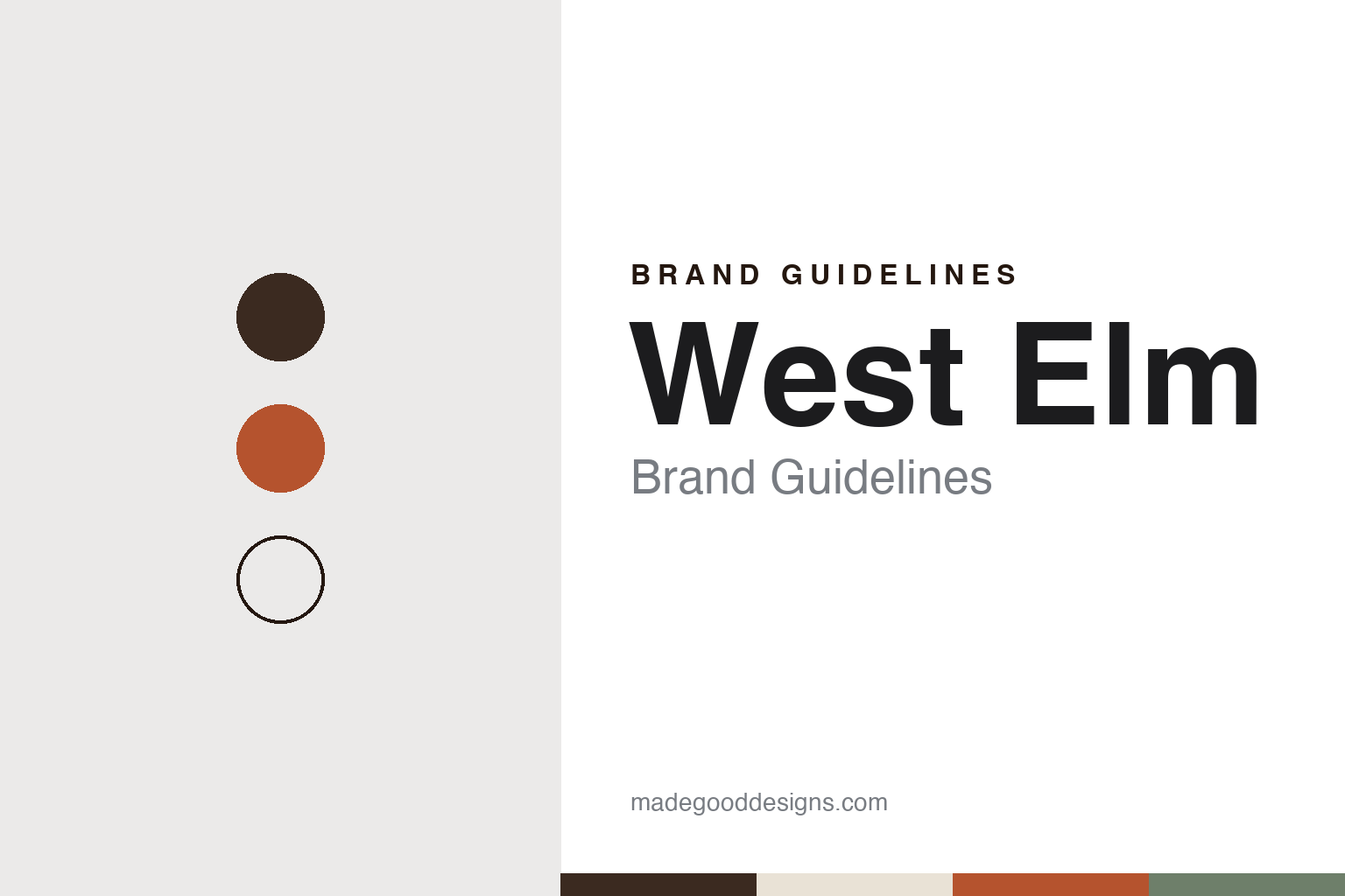 West Elm Brand Guidelines: Brooklyn, 2002, and the Loft Store