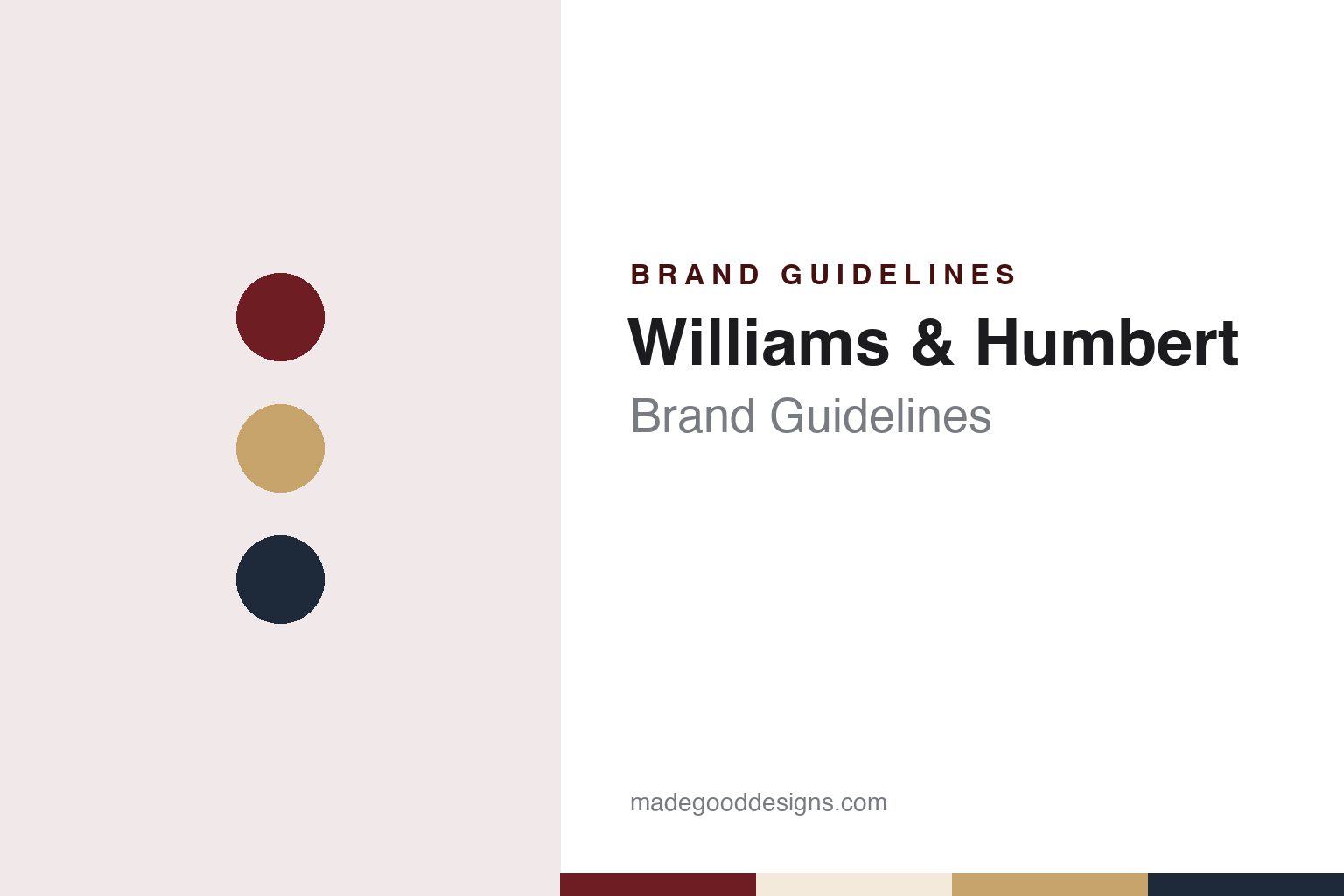 Williams & Humbert brand guidelines — abstract colour discs and material texture (original homage; not a Williams & Humbert product or logo)