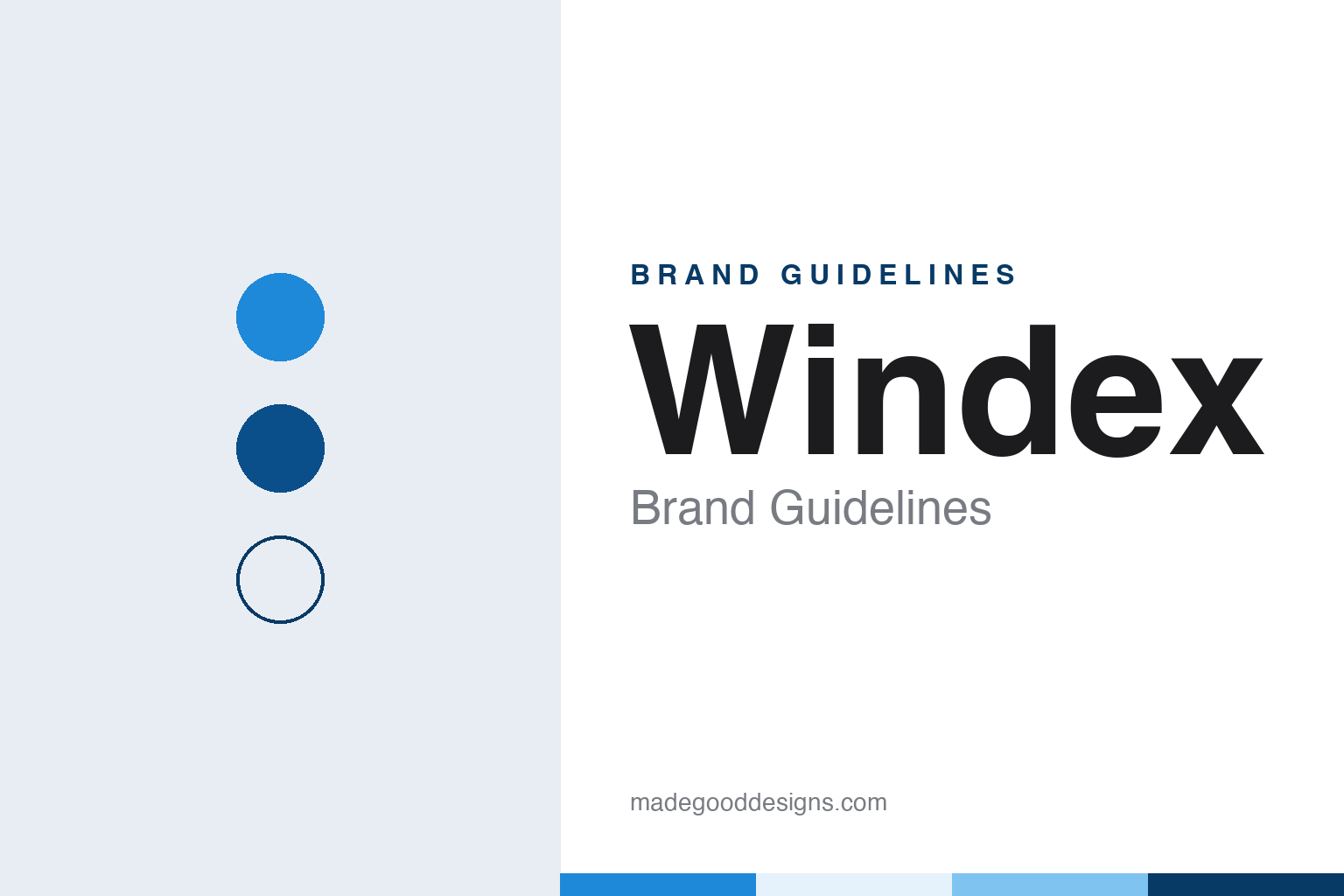 Windex brand guidelines — abstract colour discs and material texture (original homage; not a Windex product or logo)
