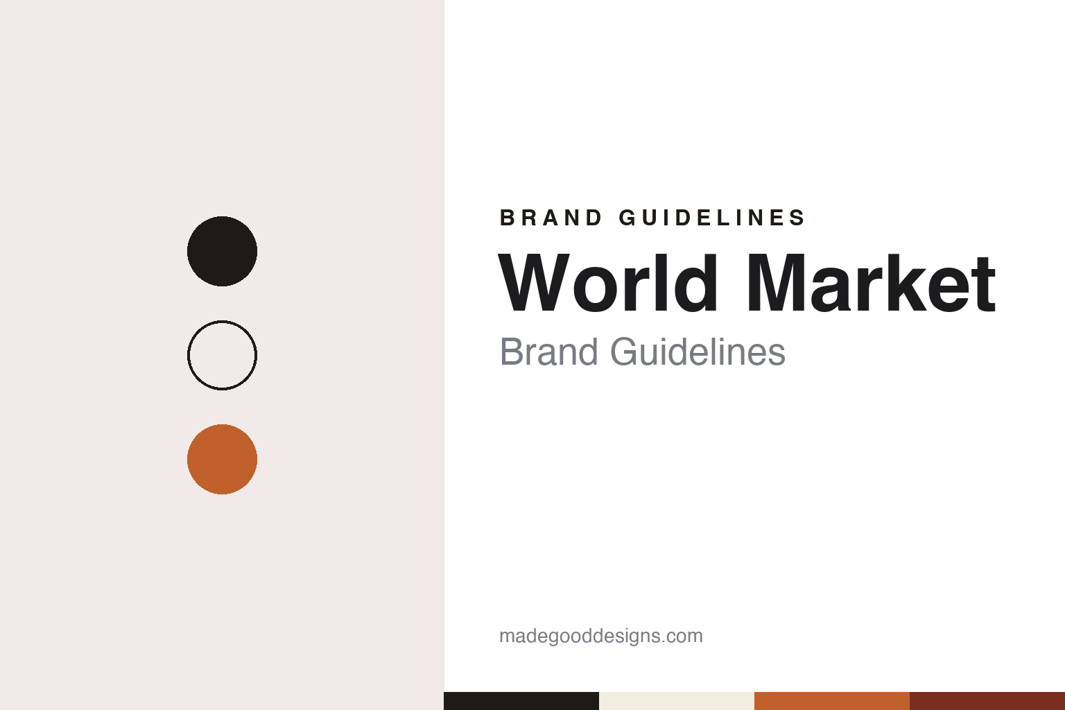 World Market Brand Guidelines: Cost Plus Imports, Fisherman’s Wharf, 1958