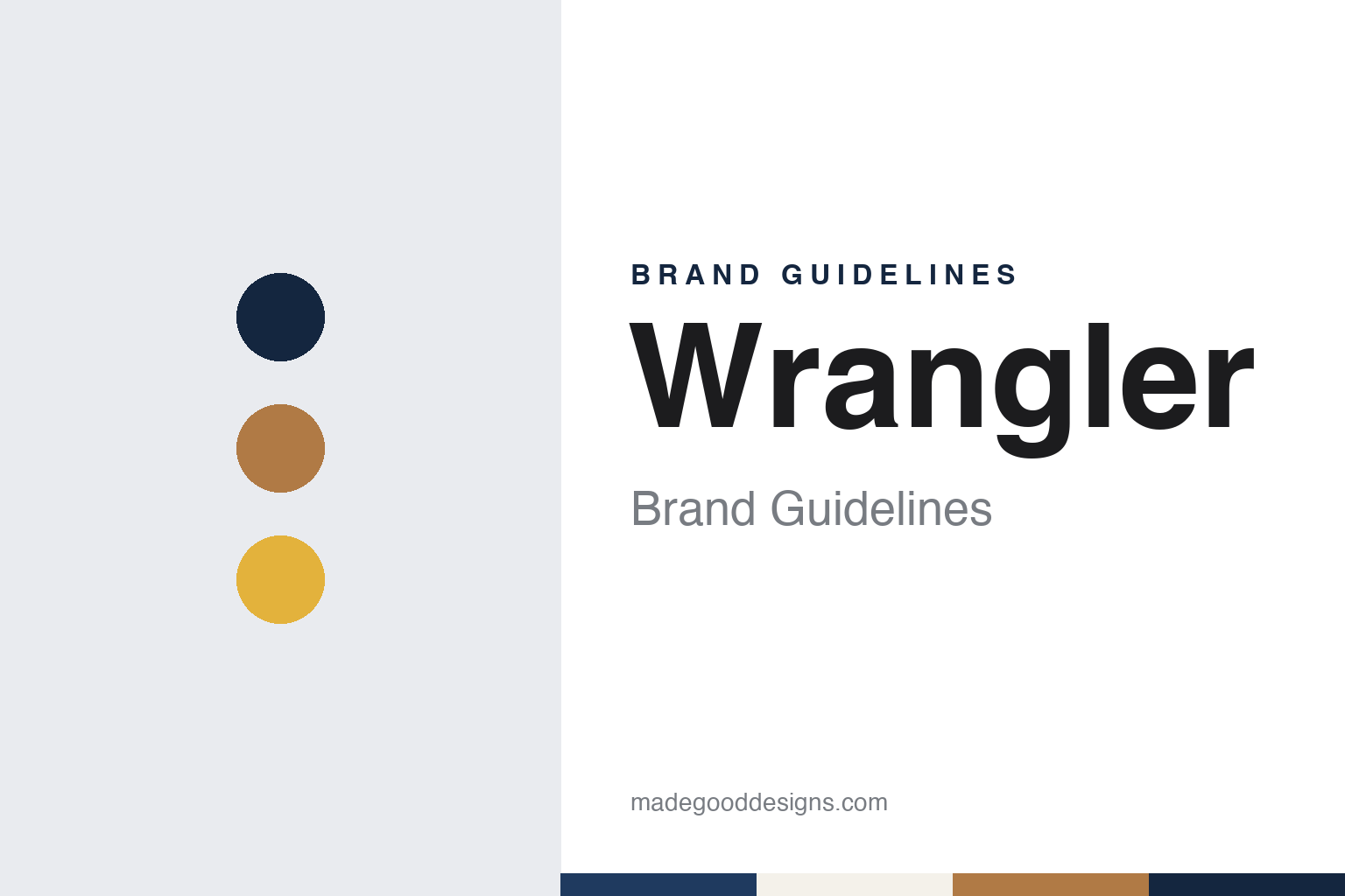 Wrangler Brand Guidelines: Blue Bell, Rodeo Ben & the W Stitch