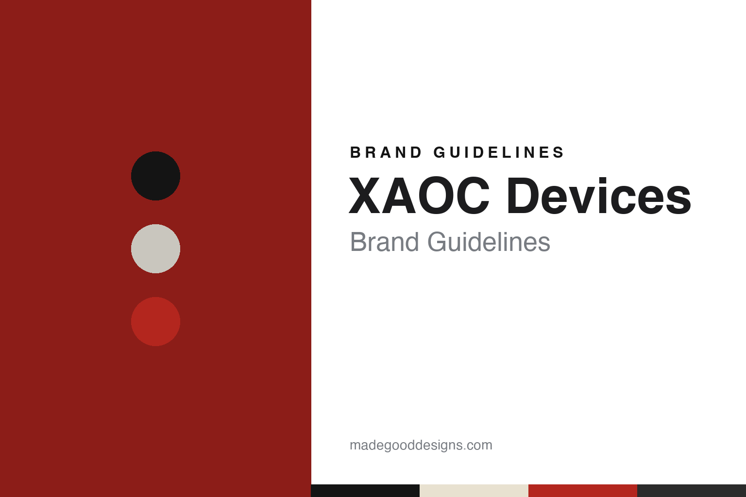 XAOC Devices Brand Guidelines: Poland’s “Working Class Electronics” Eurorack Maker