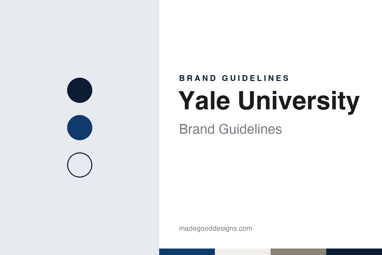 Yale University Brand Guidelines: Urim and Thummim, Lux et Veritas and Yale Blue