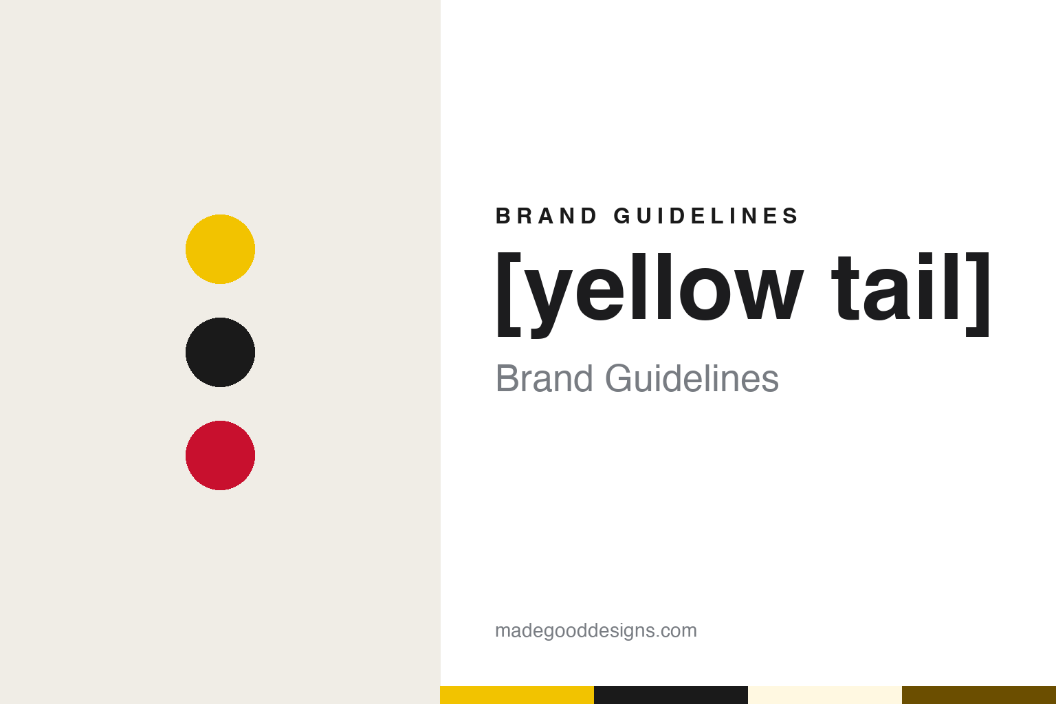 [yellow tail] brand guidelines — abstract colour discs and material texture (original homage; not a [yellow tail] product or logo)
