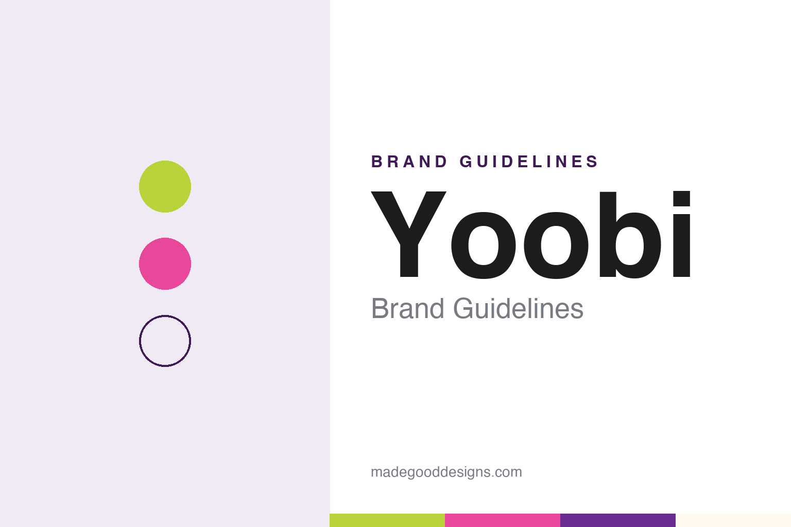 Yoobi Brand Guidelines: Ido Leffler and Lance Kalish’s Give-Back School Supplies, Launched at Target in 2014
