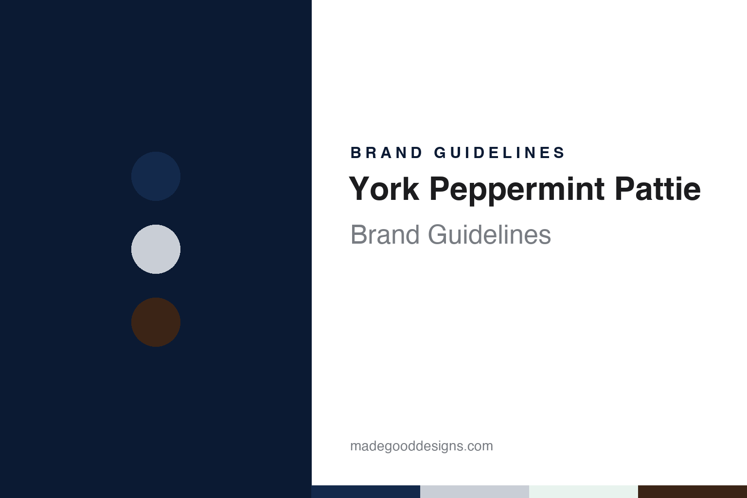 York Peppermint Pattie Brand Guidelines: A York, Pennsylvania Mint Now Made by Hershey