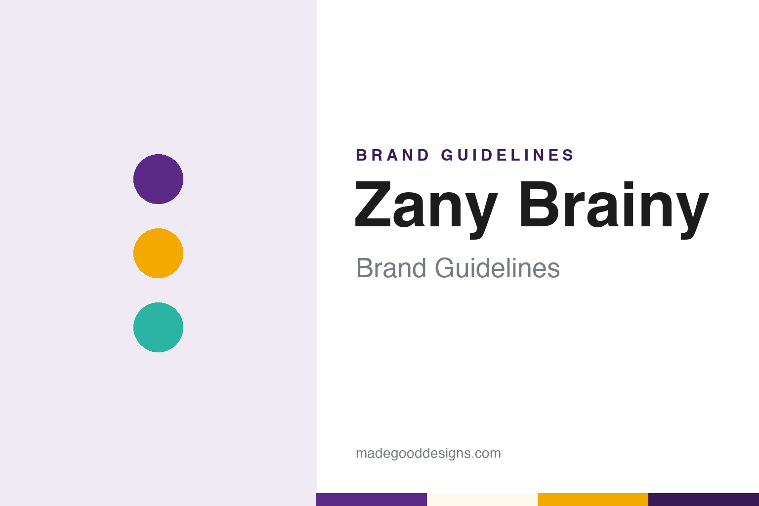 Zany Brainy Brand Guidelines: The King of Prussia Toy Chain Founded in 1991