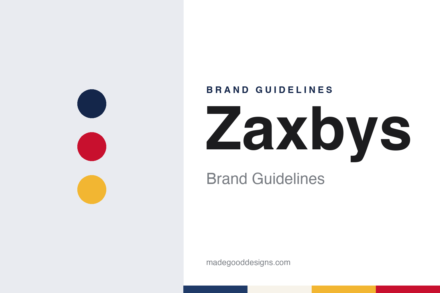 Zaxbys Brand Guidelines: Statesboro, the Trailing Z & a Dropped Apostrophe