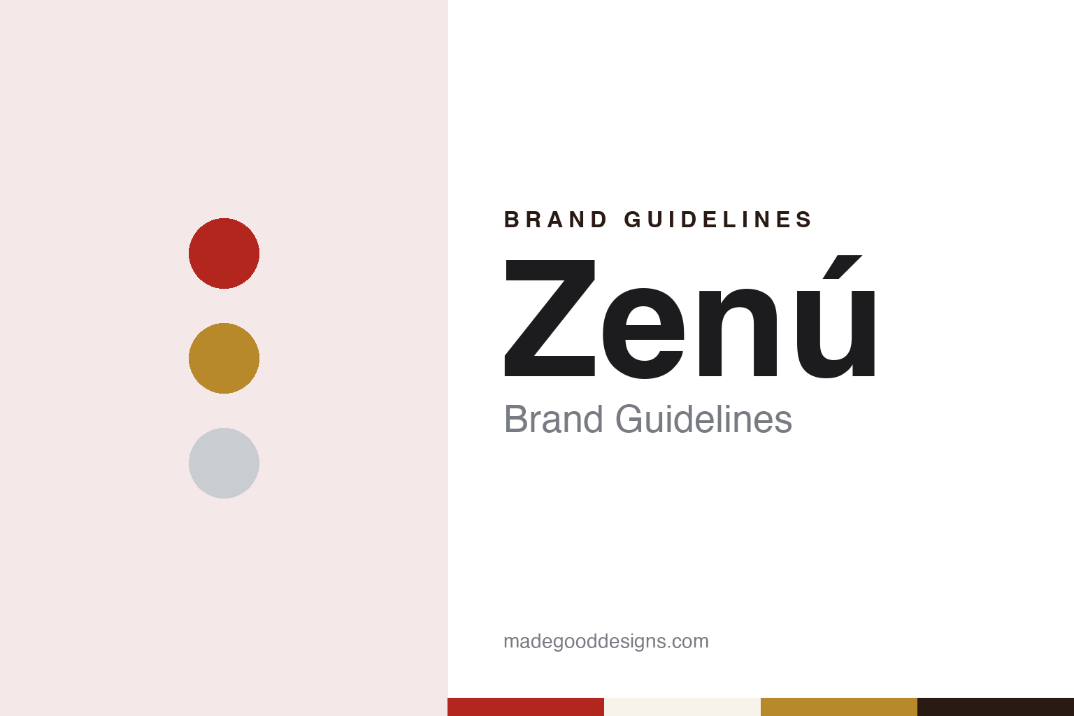 Zenú brand guidelines — abstract colour discs and material texture (original homage; not a Zenú product or logo)